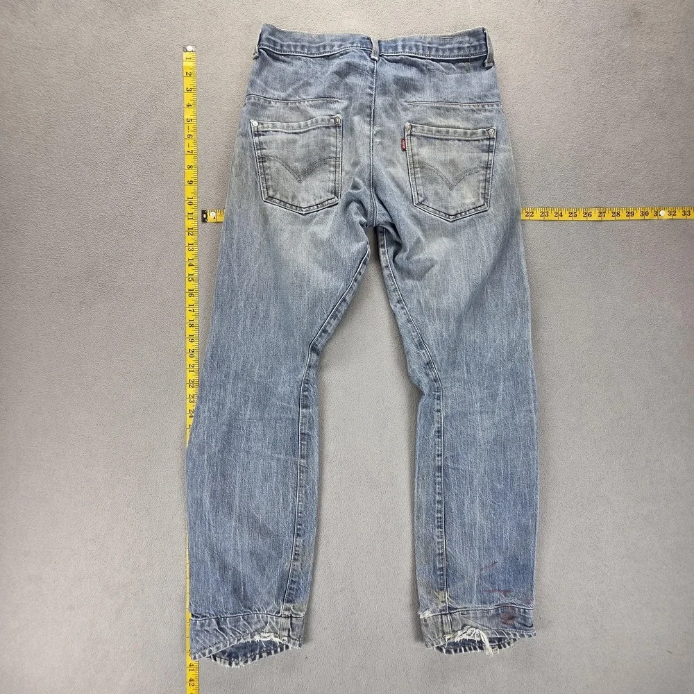 Vintage Levis Engineered Jeans Mens 30x32 Blue Twisted Button Fly Medium Wash